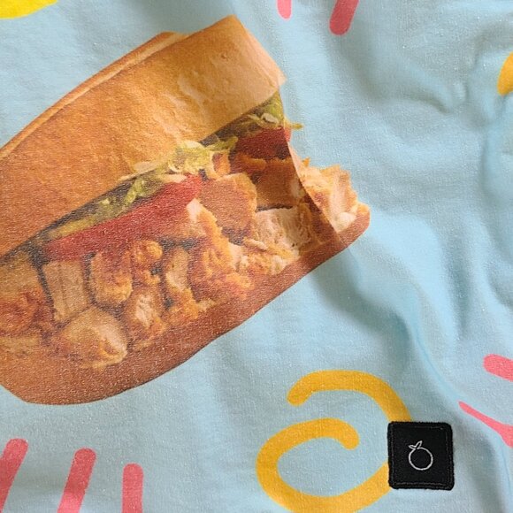 Flomotion Men's Fun Sandwich Image Swim Trunks - Size Medium - Picture 6 of 8